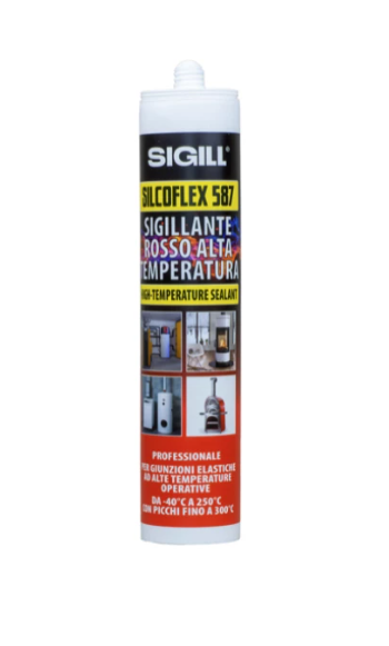 SILCOFLEX 587 ALTE TEMPERATURE ROSSO 300ml