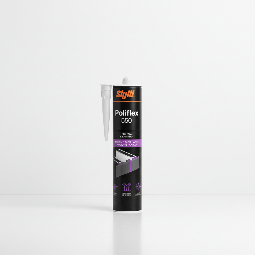SIGILLANTE POLIURETANICO POLIFLEX 550 Nero Ml 310