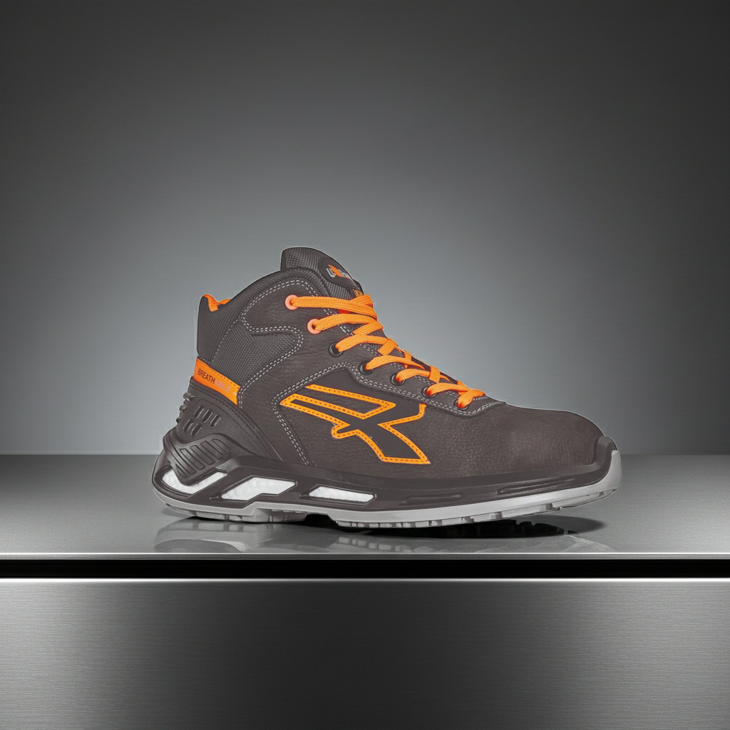 Scarpe antinfortunistiche U-Power LORD S ESD – alte, leggere e resistenti Red 360