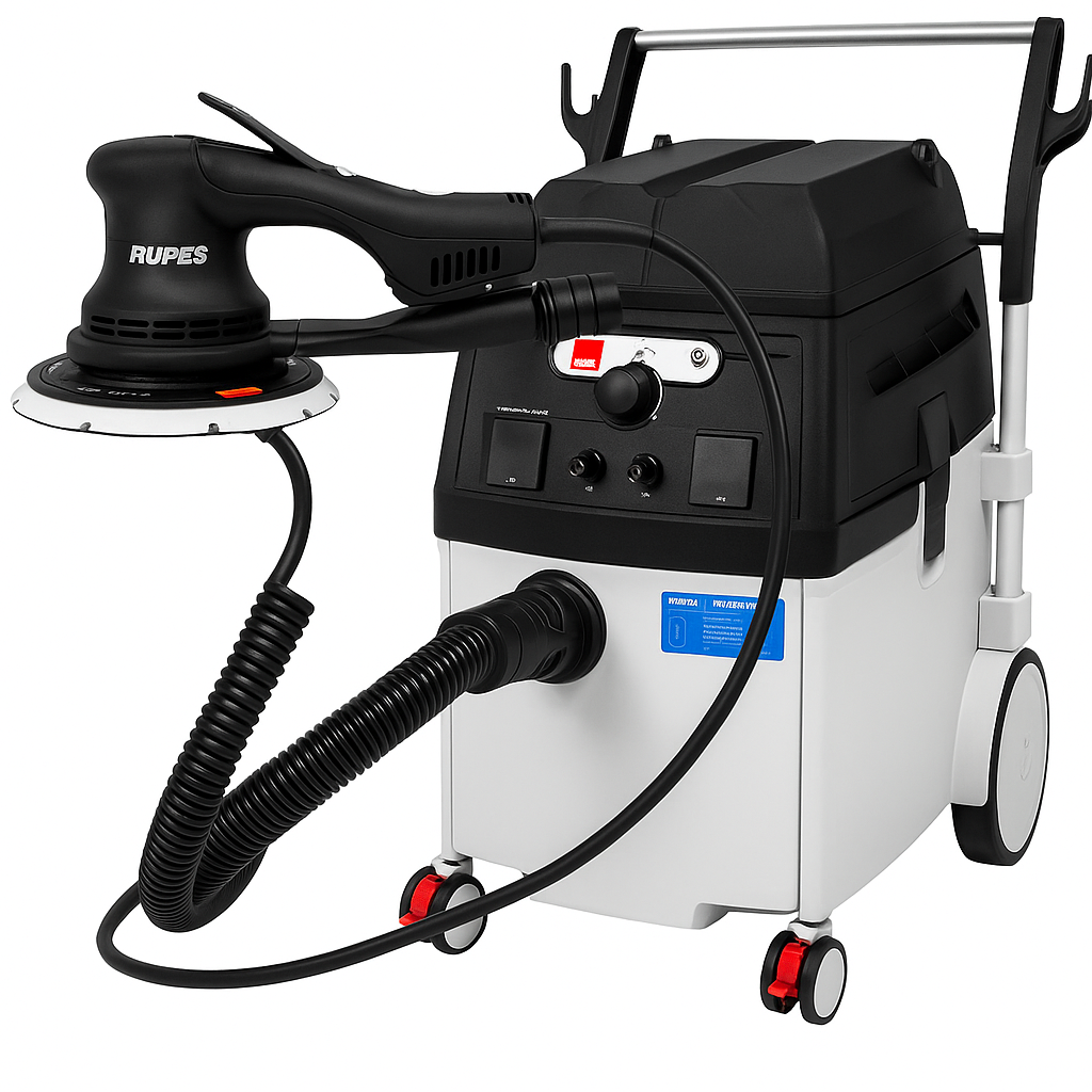 KIT: LEVIGATRICE RUPES SKORPIO RX256A + ASPIRATORE PROFES. KS300EP RUPES