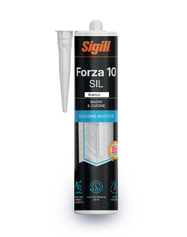 Silicone FORZA 10 SIL Bianco 280ml