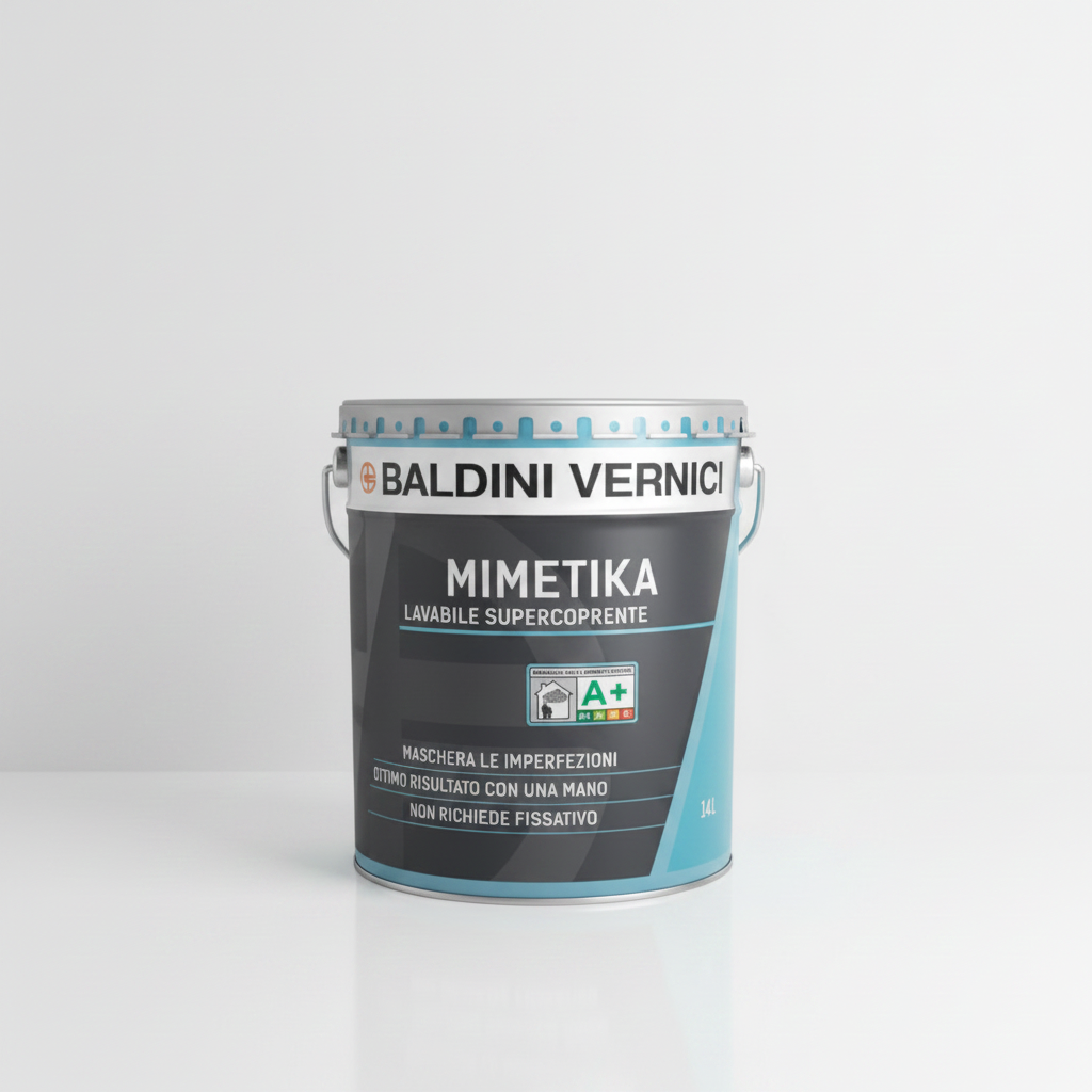 Pittura MIMETIKA Baldini - Lavabile Supercoprente Bianco