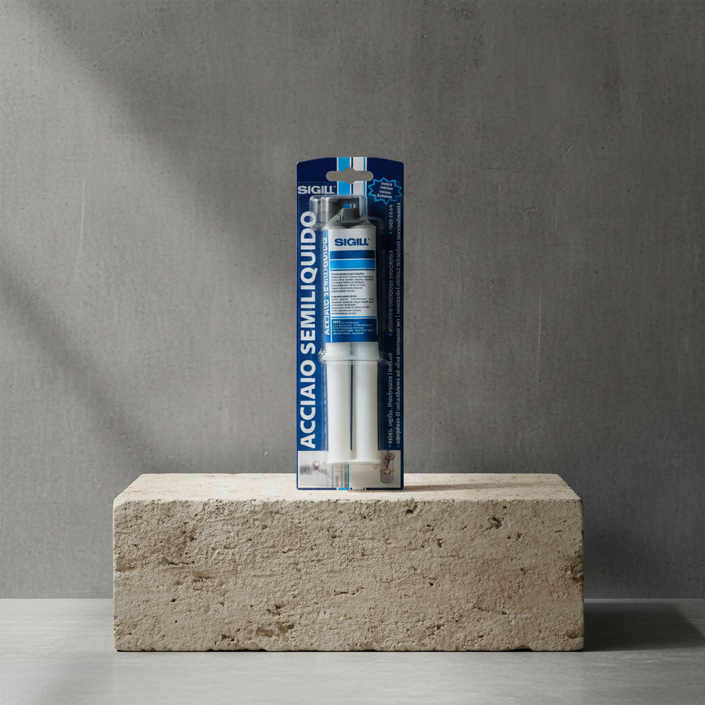 Acciaio semiliquido Sigill 25g - Adesivo epossidico bicomponente