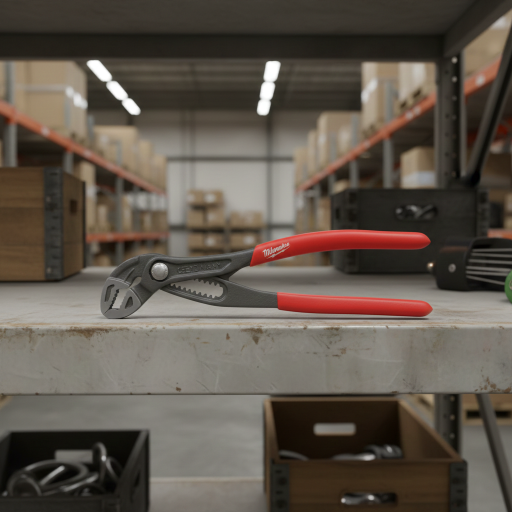 Pinza Poligrip Milwaukee 180mm 4932498541 – Pinza Regolabile Professionale Alta Resistenza