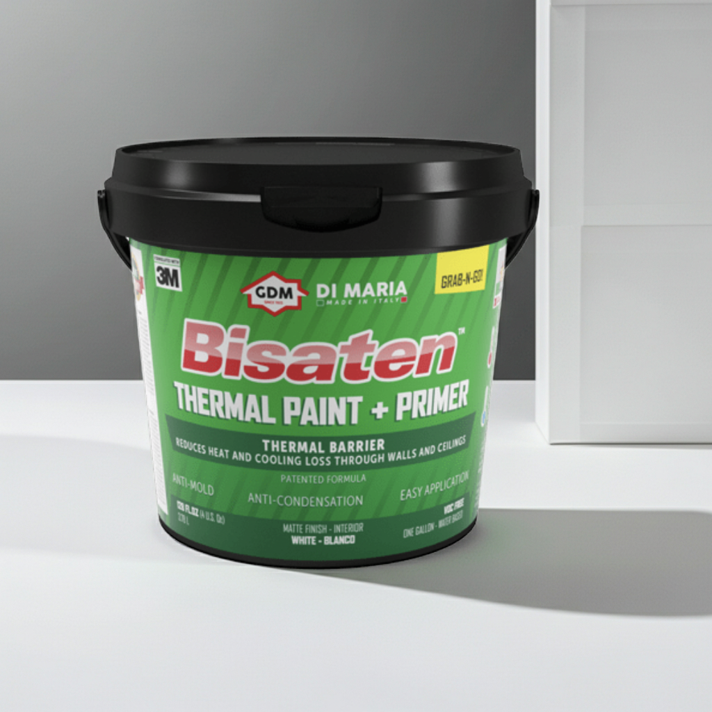 Pittura BISATEN Thermal Paint: pittura termoisolante anticondensa e antimuffa per ambienti sani